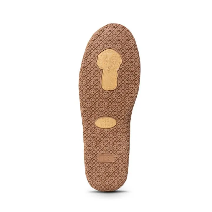 Men's Fold-Over Bootee in Chestnut
